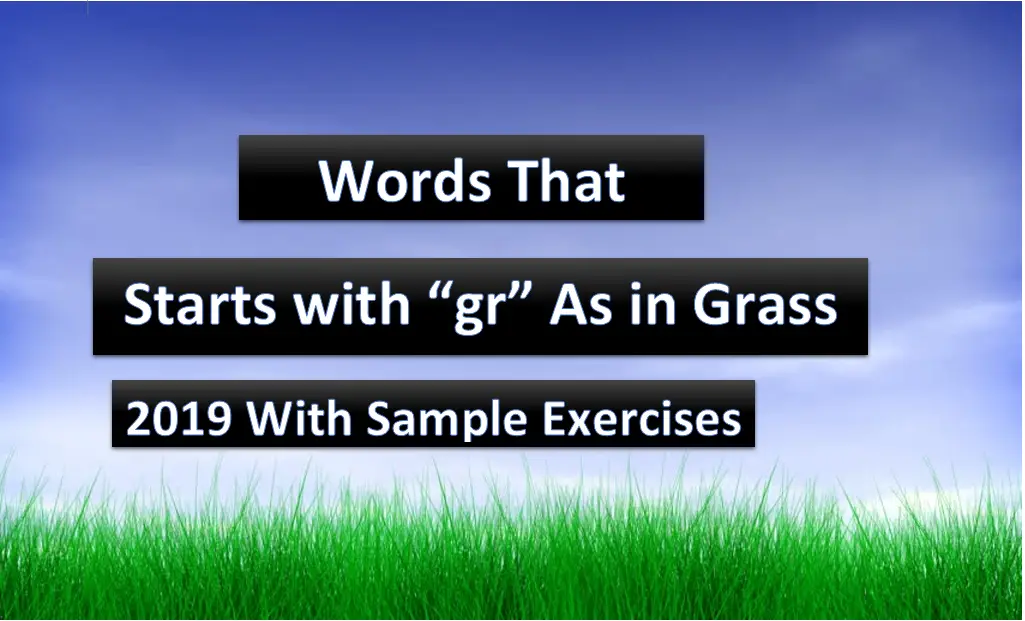 words that starts with gr
