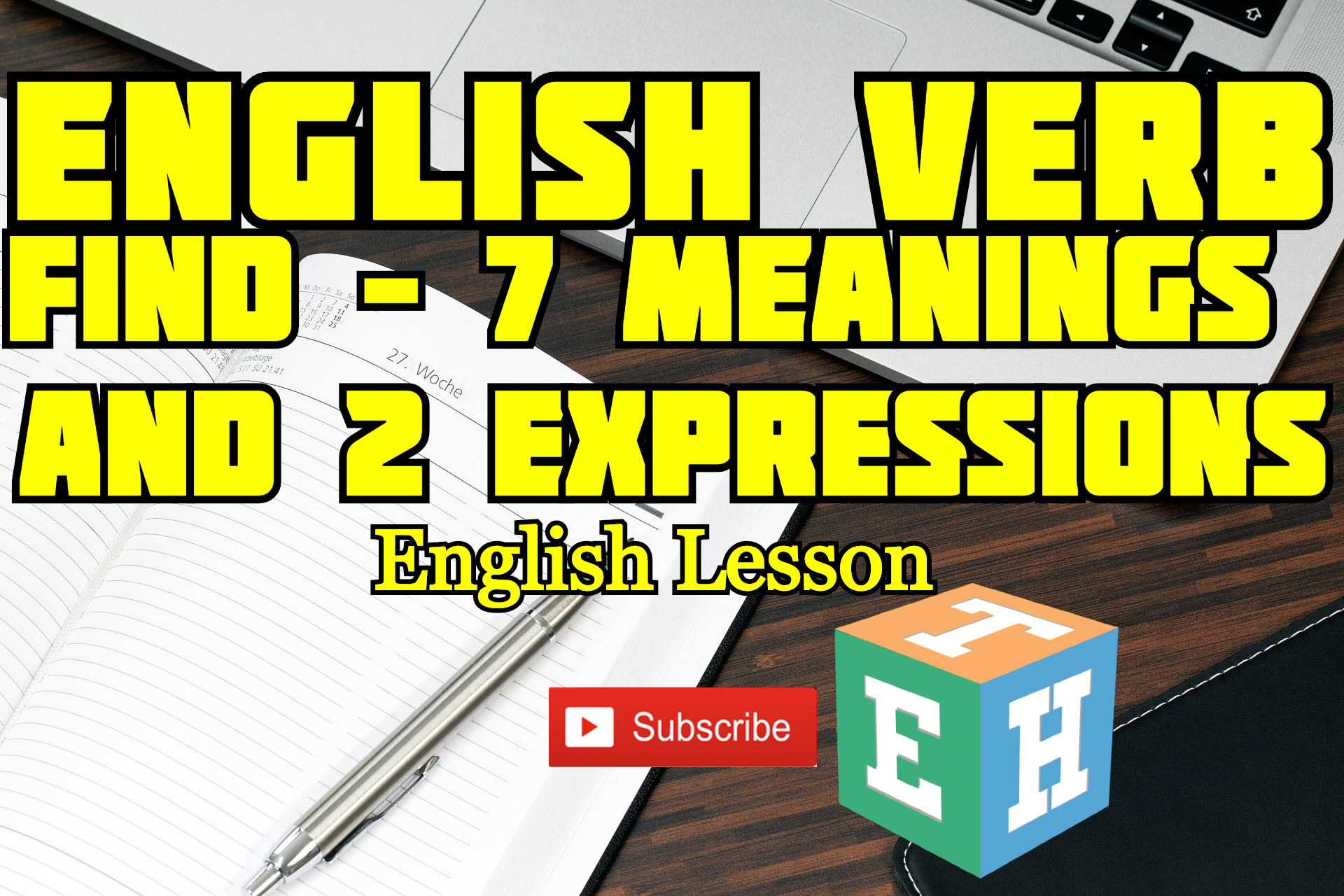 English Verb FIND – 7 meanings and 2 expressions