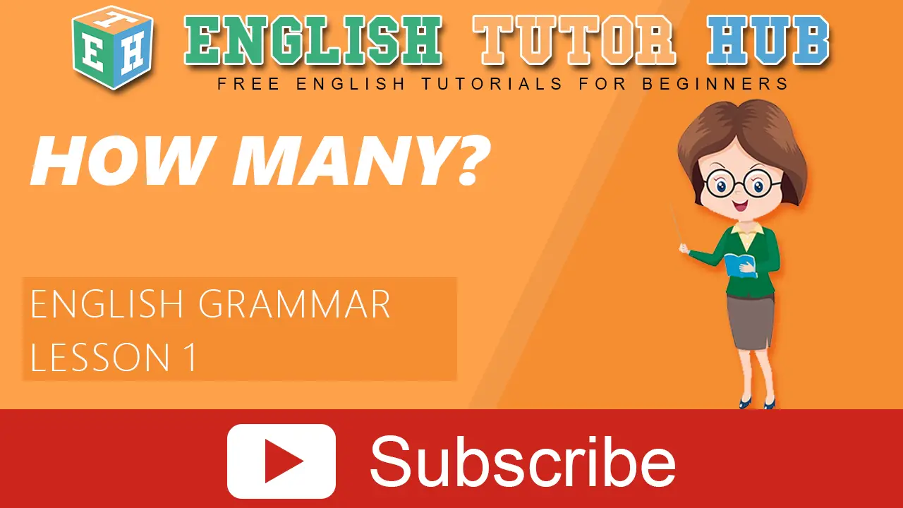 HOW MANY? |Grammar lesson | Level 1