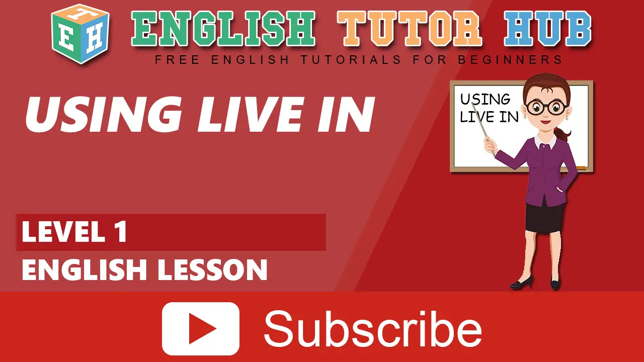 Using Live in | English Lesson