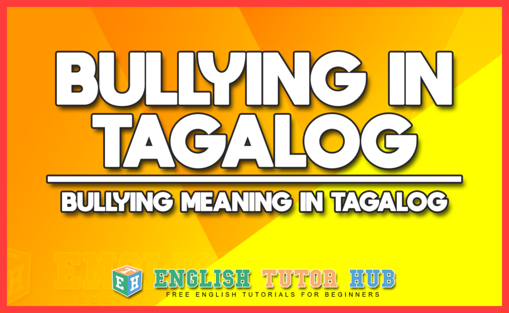 about bullying essay tagalog