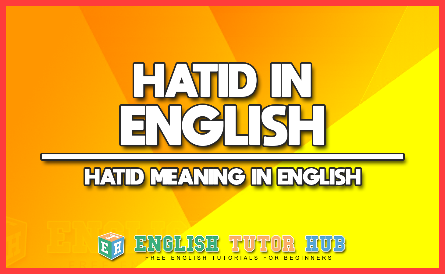 HATID IN ENGLISH - HATID MEANING IN ENGLISH