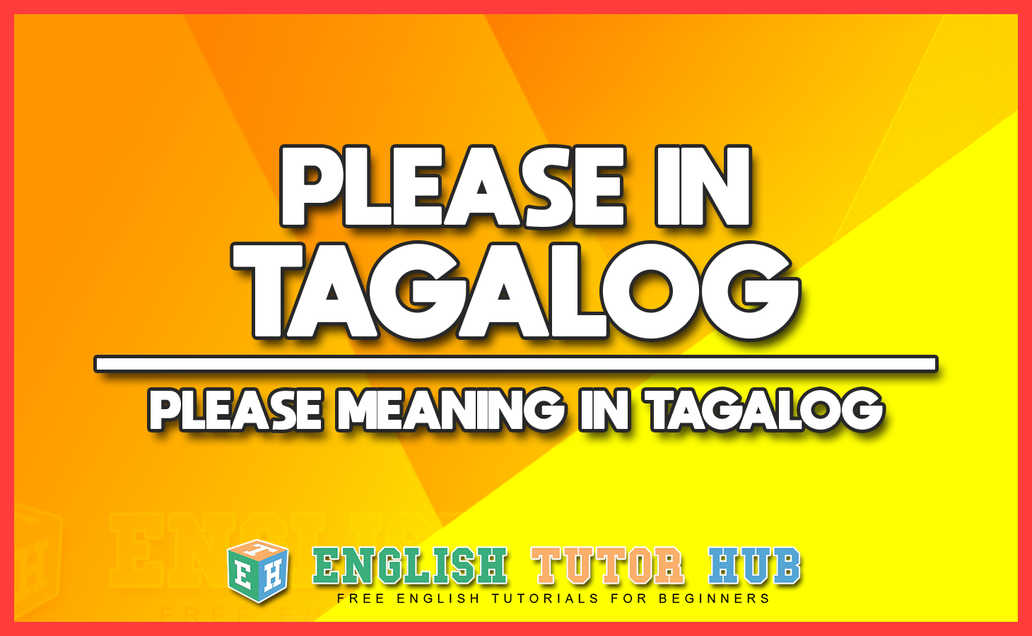 There Is No Meaning In Tagalog