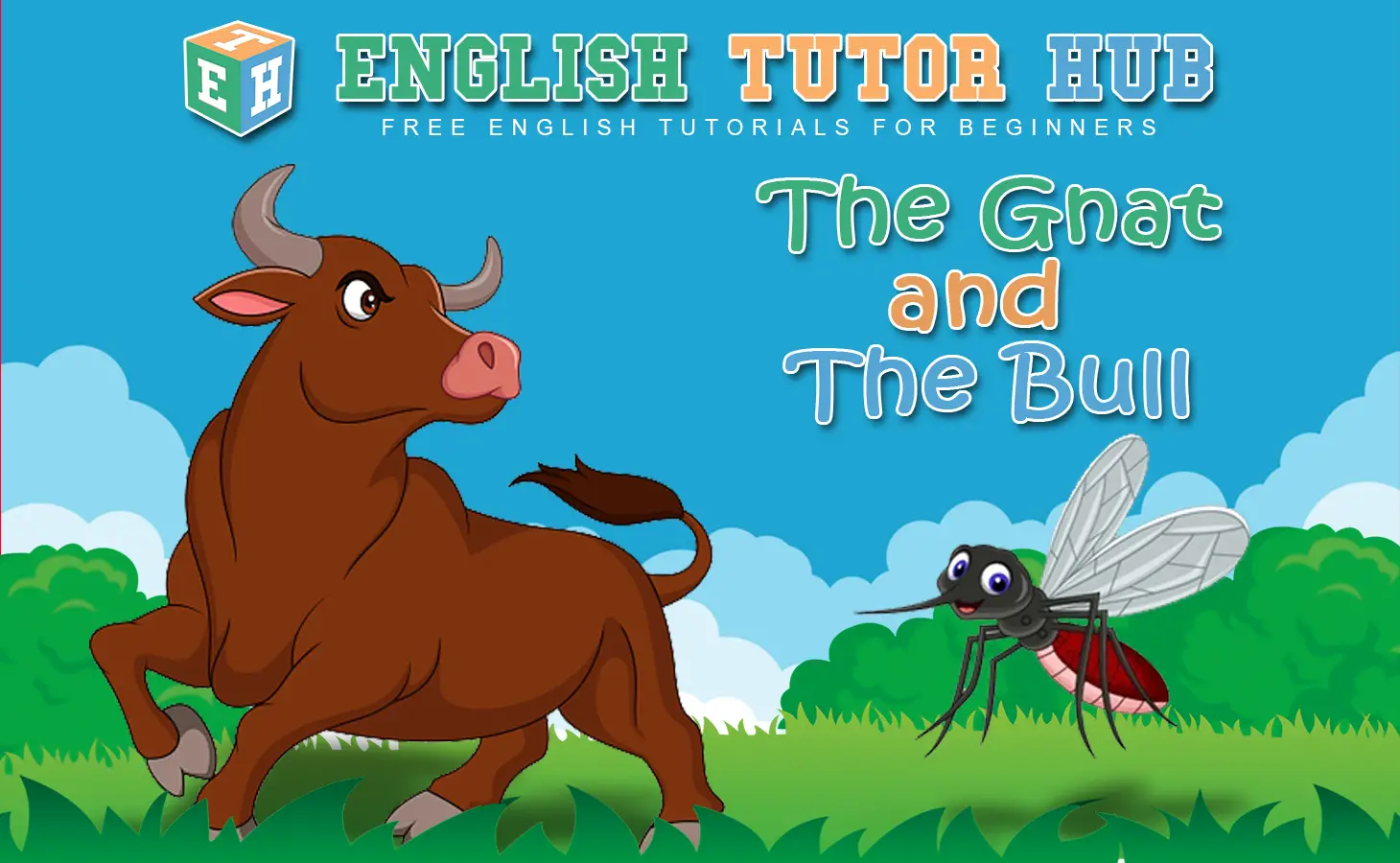 The Gnat and the Bull Story With Moral Lesson And Summary
