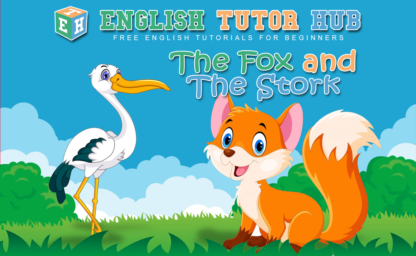 The Fox and The Stork Story with Moral Lesson and Summary