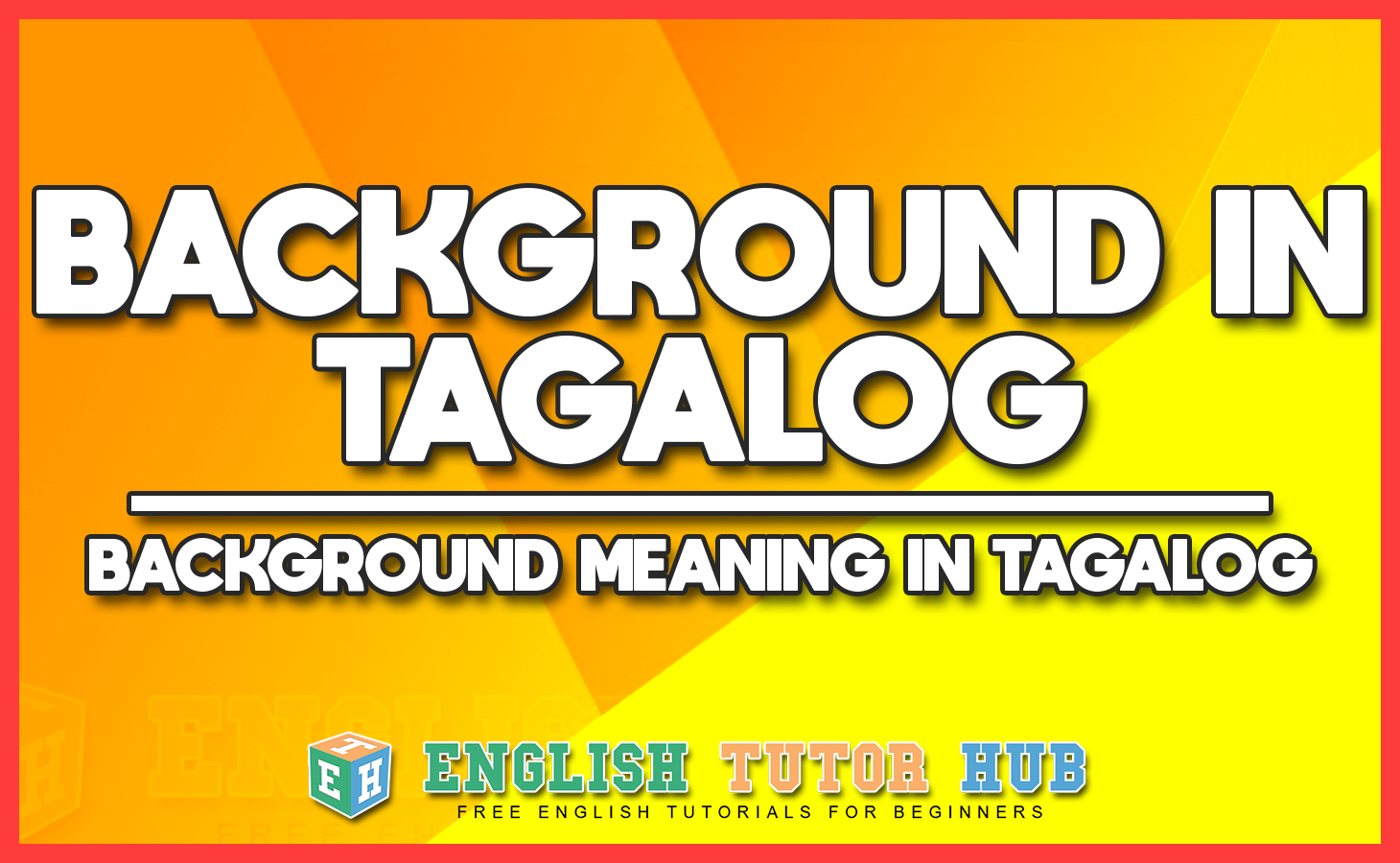 Hãy xem bức ảnh này để khám phá ngôn ngữ Tagalog qua lời dịch đầy cảm hứng và sức sống.