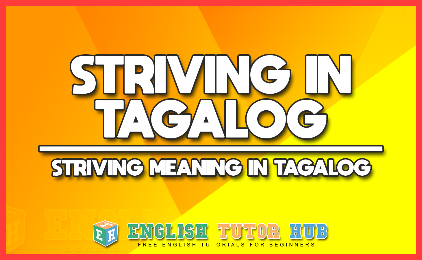 STRIVING IN TAGALOG - STRIVING MEANING IN TAGALOG