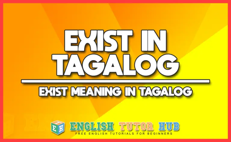 Does Not Exist Meaning In Tagalog