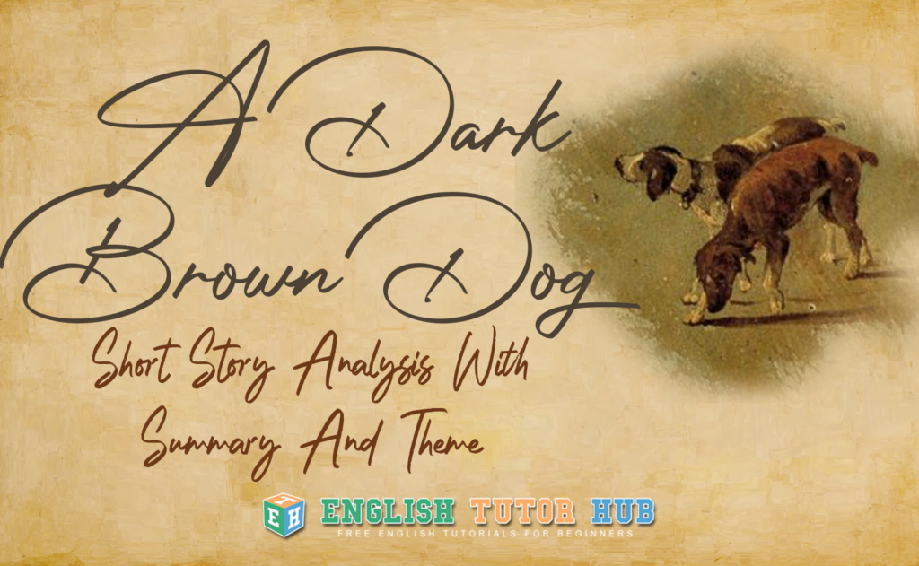 A Dark Brown Dog Short Story Analysis with Summary and Theme