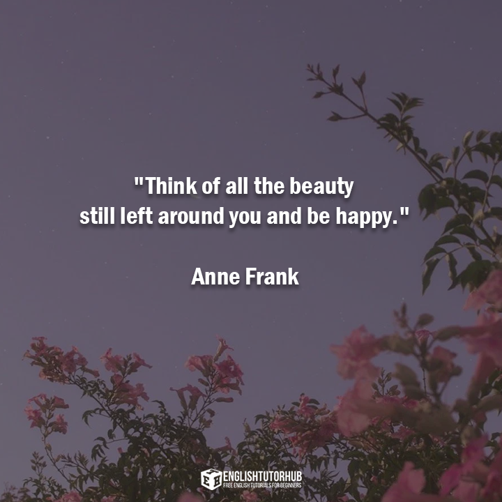 Anne Frank Quotes About Life