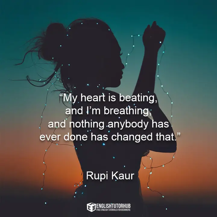Rupi Kaur Quotes about Self-Love