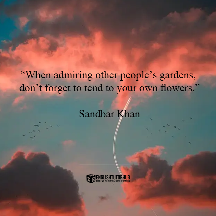 Sandbar Khan Quotes About Self-Love