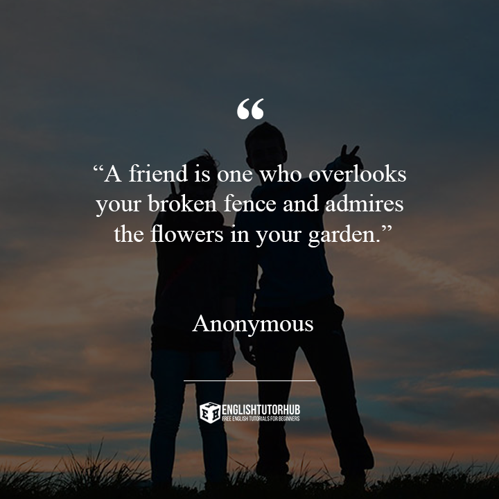 Friendship Quotes by Anonymous
