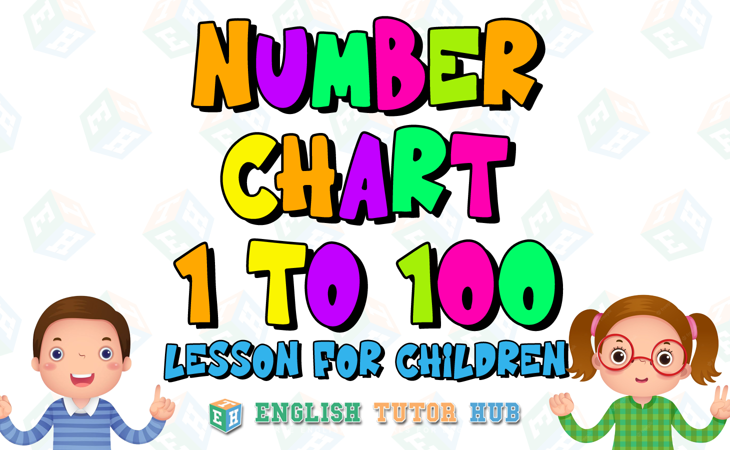 Number Chart 1 to 100 Lesson For Children