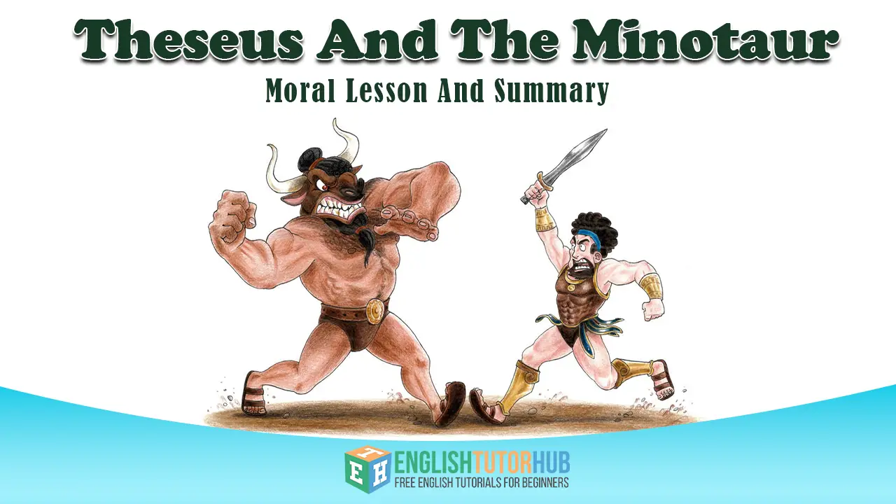 Theseus And The Minotaur Story With Moral Lesson And Summary